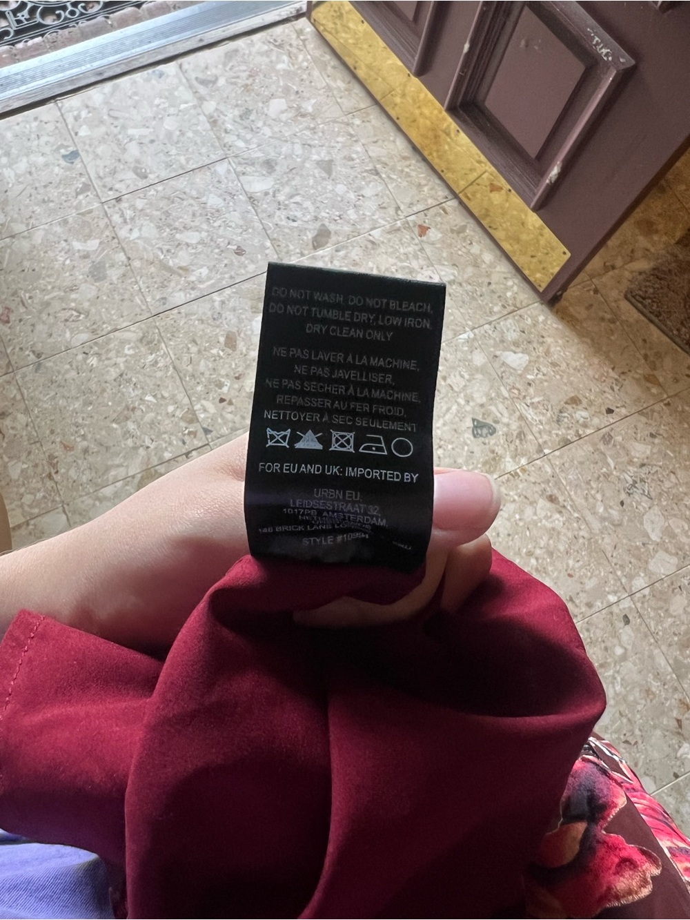 Hutch The Ridge Burgundy Velvet Maxi Dress Drop Waist Wedding Cocktail Sz 6 - Picture 10 of 13